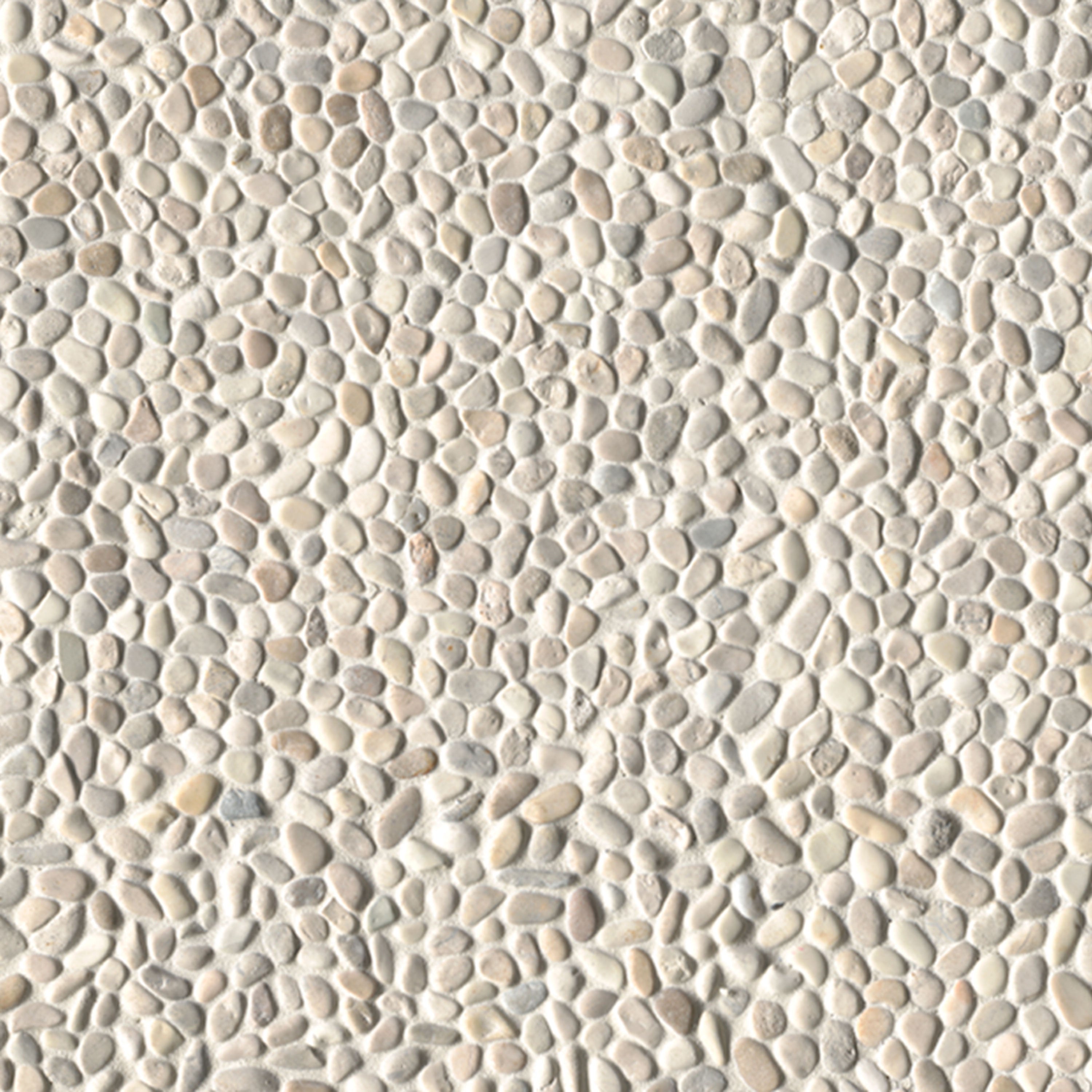 Ivory White Mini Pebble Tumbled