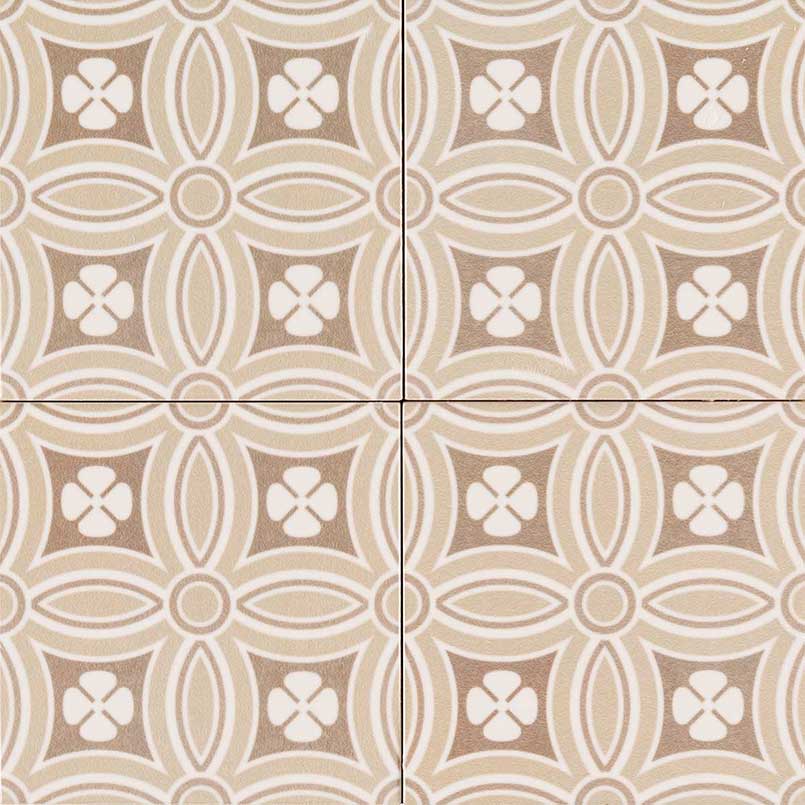 Kenzzi Dekora 5.2x5.2 Glossy Encaustic Ceramic Tile