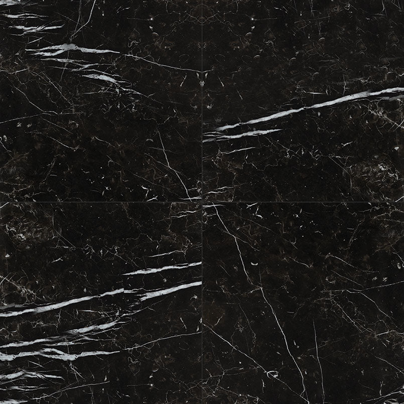 Regallo Marquina Noir Tile Polished 24 x 24