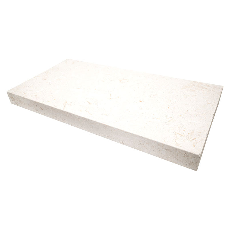 Mayra White 12x24x2" Honed - Eased Edges