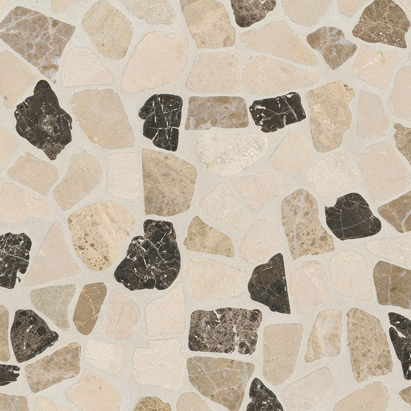 Mix Marble Pebbles Tumbled 10mm