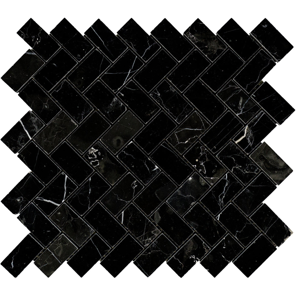 Nero Marquina Marble Mosaic Tile