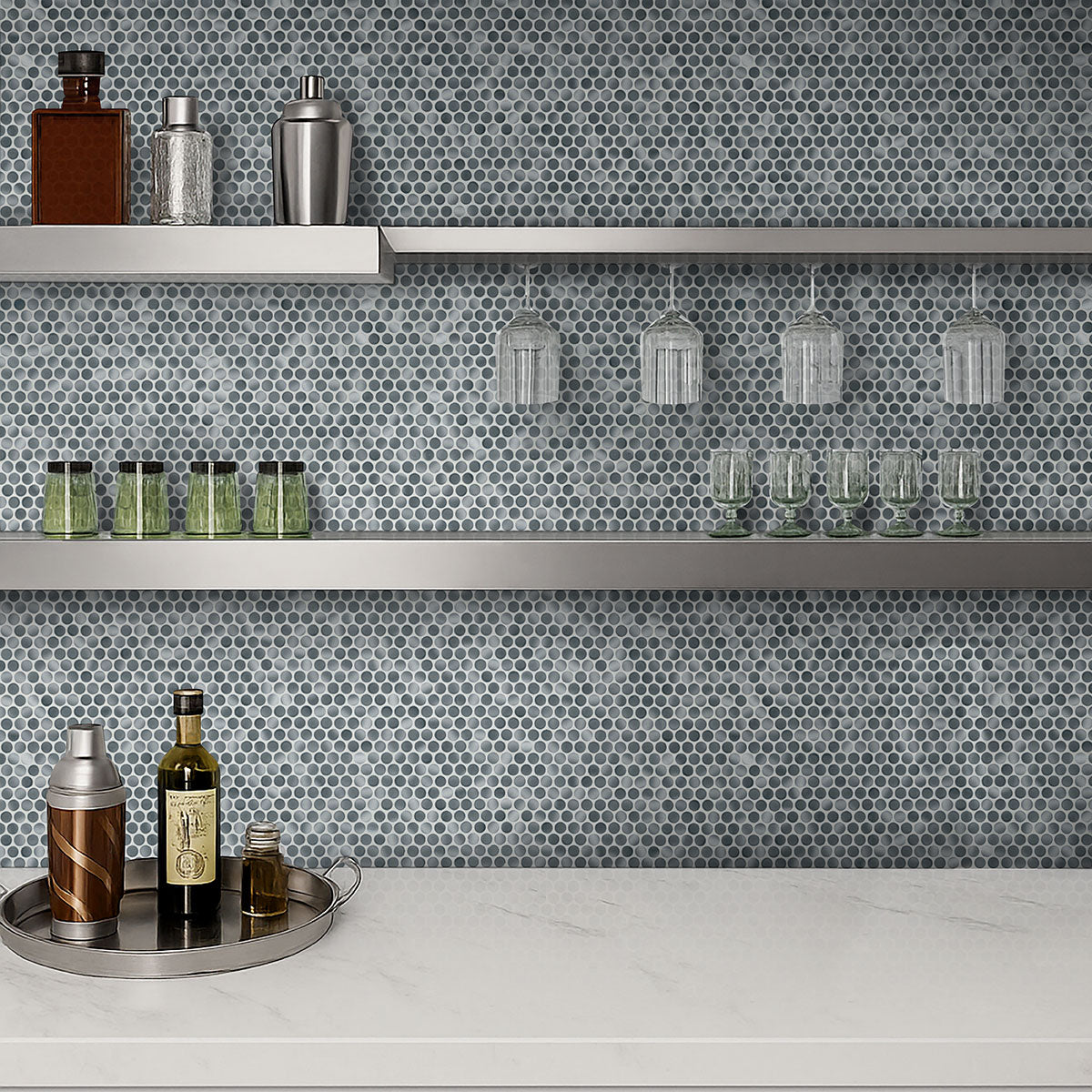 Penny Round tile room scene