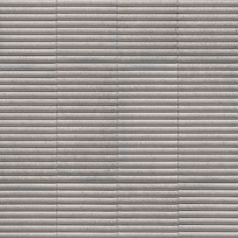 Sinfonia Piano Ceniza Fluted Matte Porcelain Tile