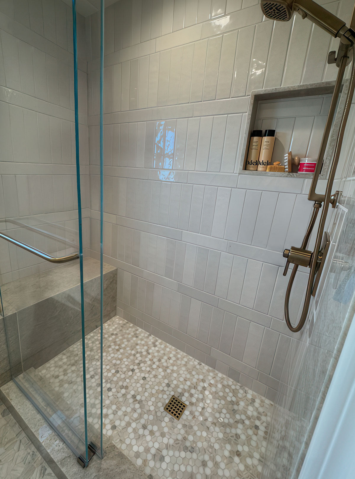 RENZO DOVE CERAMIC TILE 3X12 Glossy - 0.6x12