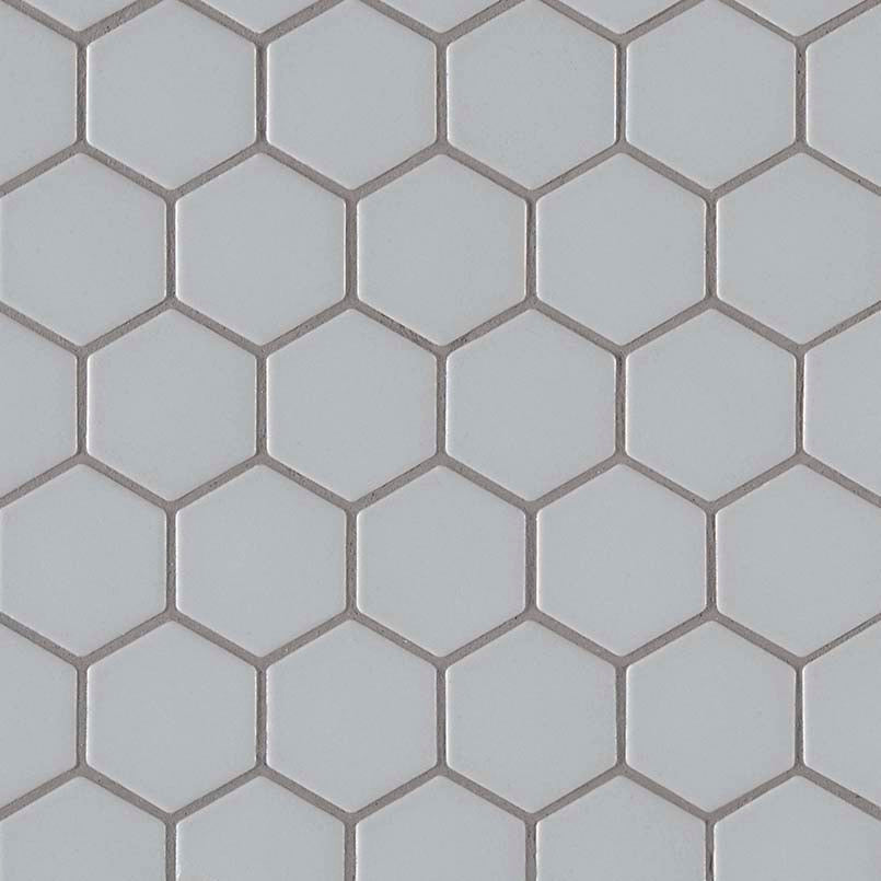Gray Tile 2" Hexagon