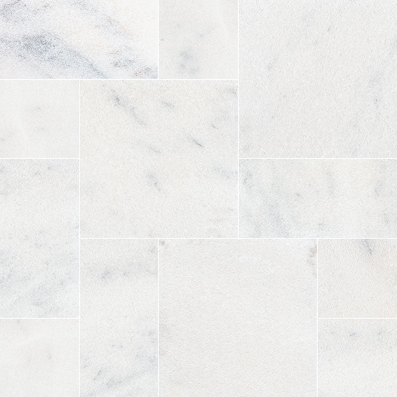 SIERRA WHITE PAVERS SandBlast Pavers - Random