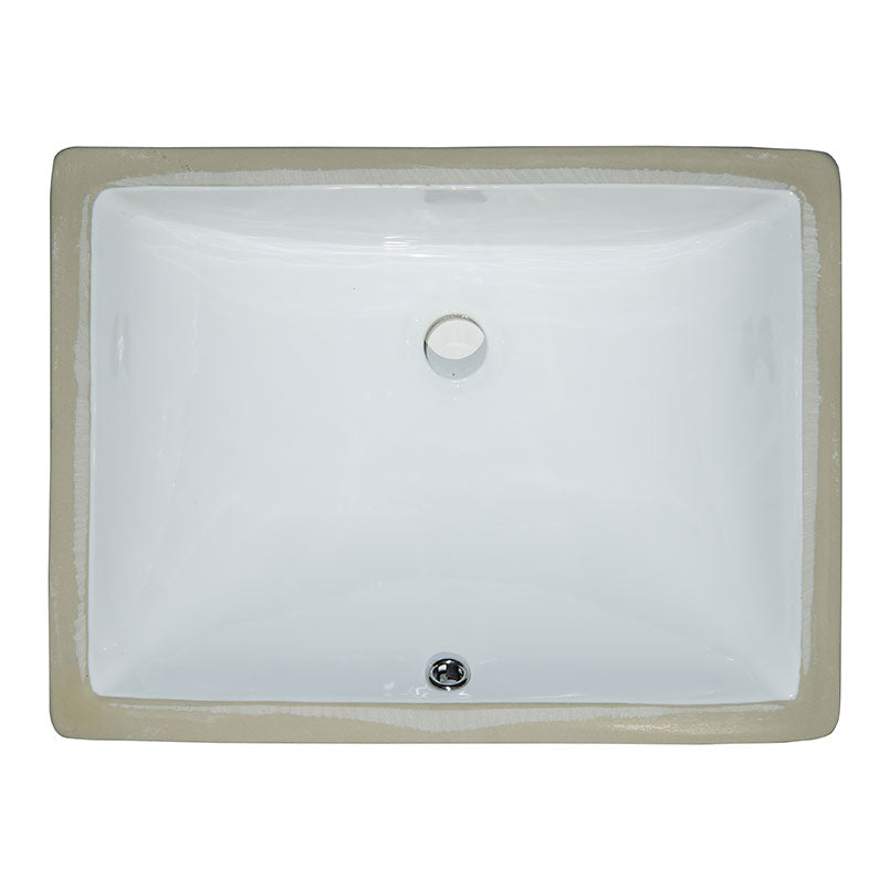 Vanity White Rectangle Porcelain 2015