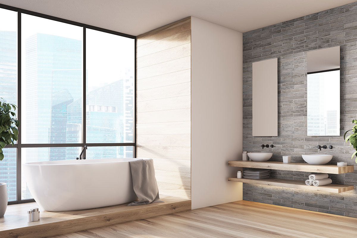 BRICKSTONE TAUPE BRICK 2X18 Matte Tiles - 2x18