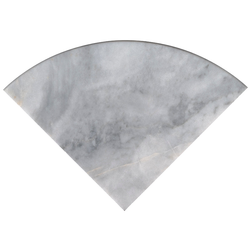 Turkish Carrara 9" Radius Cor Shelf Pol
