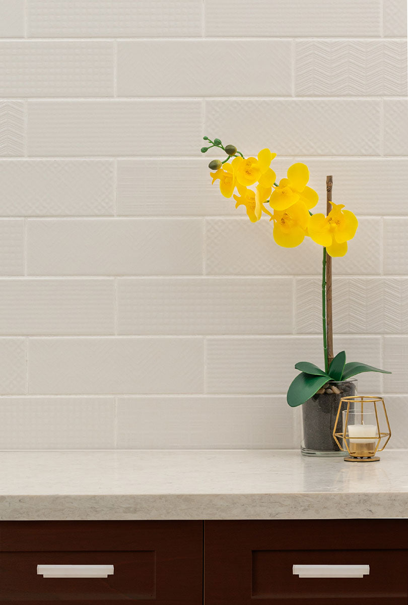 URBANO CREMA 3D MIX TILE Glossy - 4x12BN
