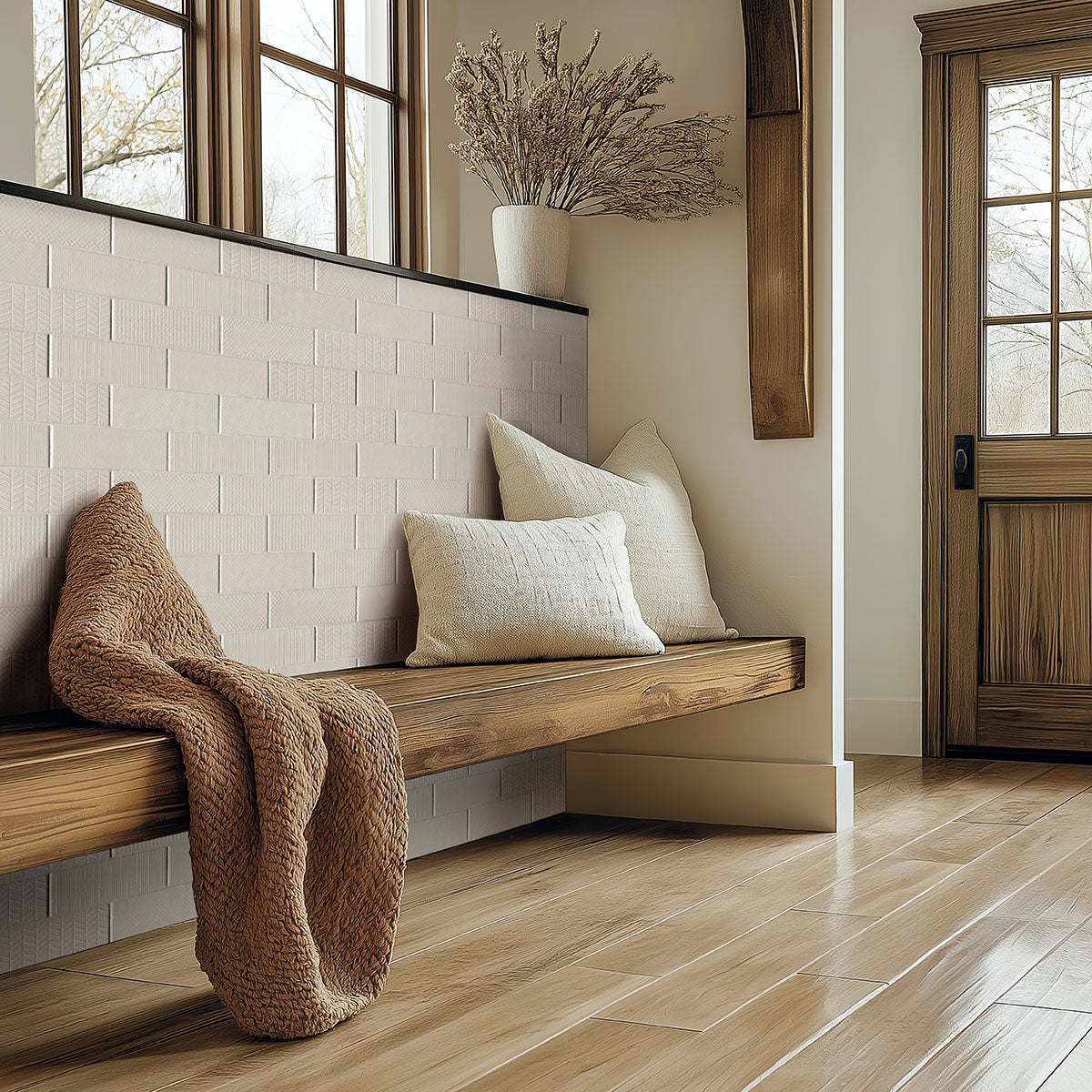 URBANO CREMA 3D MIX TILE Glossy - 4x12BN