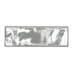 Urbano Graphite 4x12 Glossy Bullnose Ceramic Tile for Walls