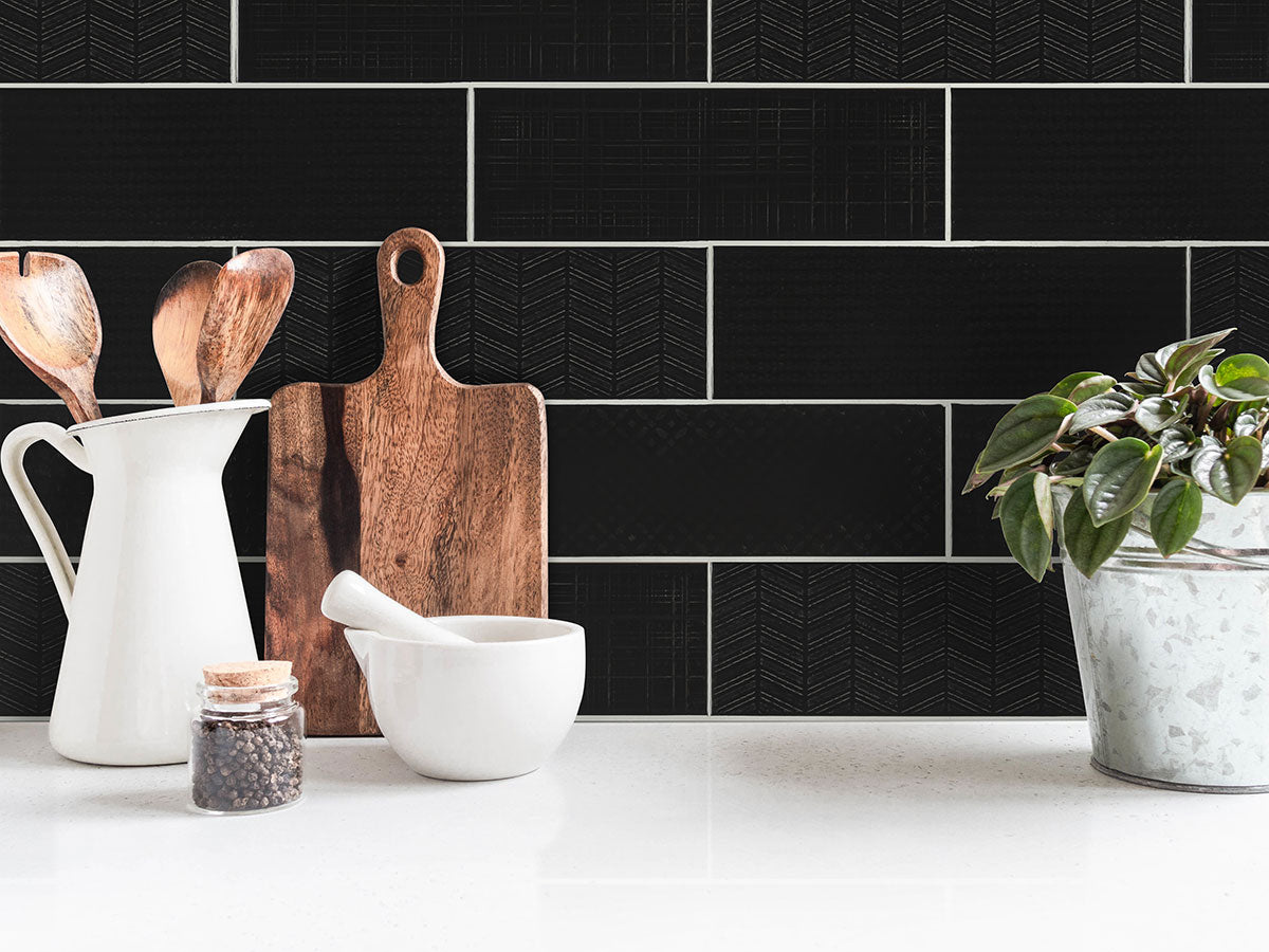 URBANO INK 3D MIX TILE Glossy - 4x12BN