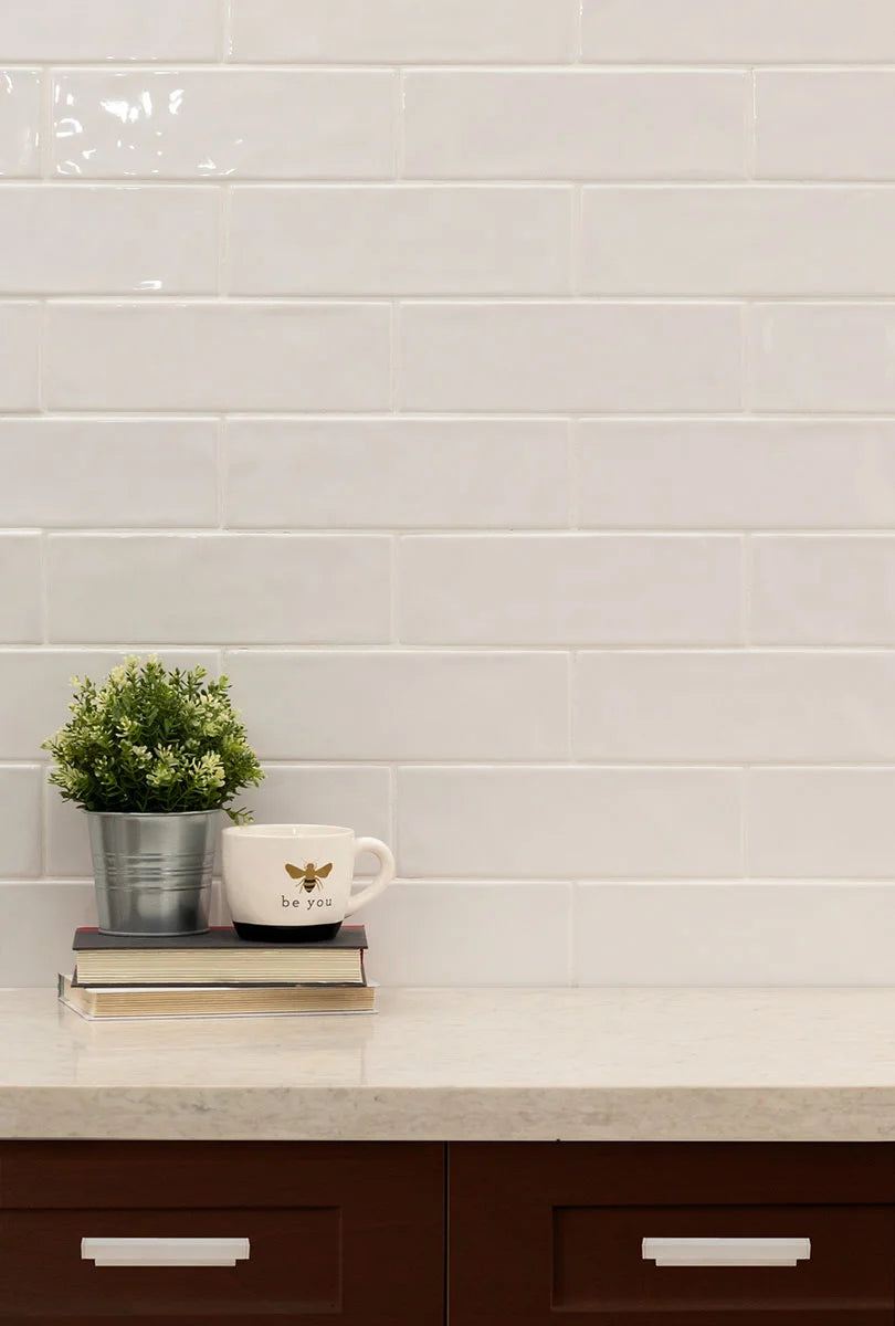 Urbano Pure 4x12 Ceramic Tile – Glossy Finish for Clean, Modern Wall Designs