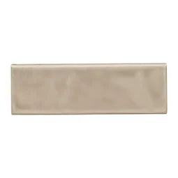 Urbano Warm Concrete 4x12 Bullnose Glossy Ceramic Wall Tiles