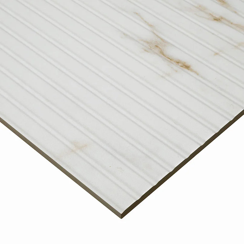 Urbanslat Marmi Gold 16x48 Satin Ceramic Wall Panel