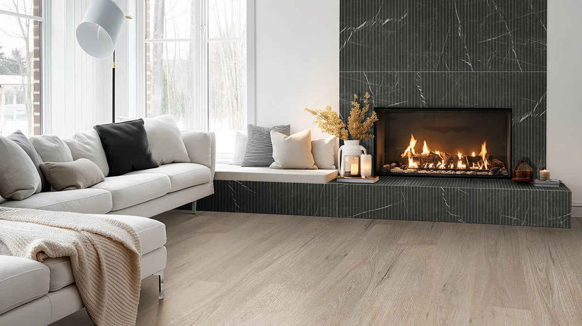 Urbanslat Marmi Noir 16x48 Satin Ceramic Wall Panel