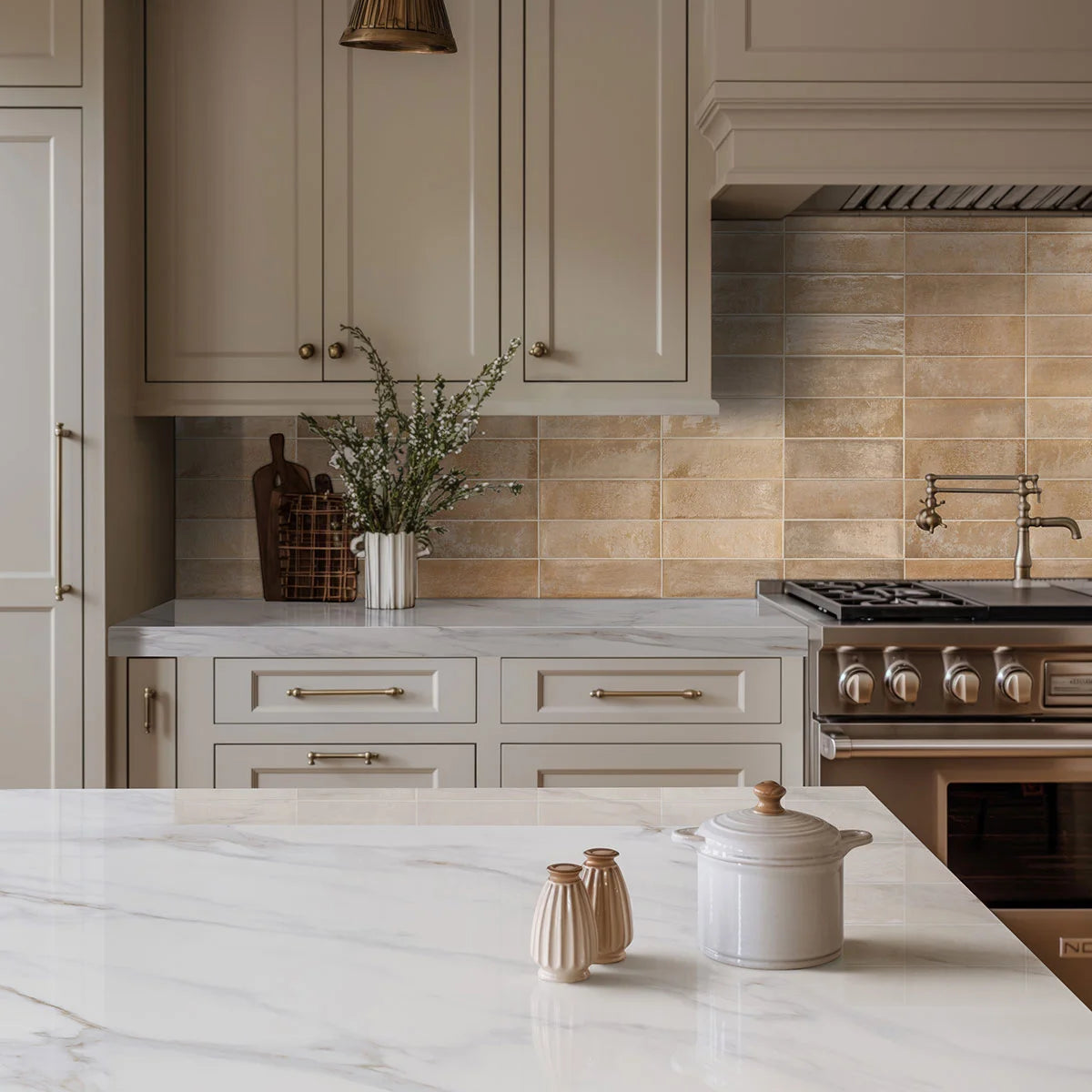 Village Coral 4x12 Matte Ceramic Wall Tile