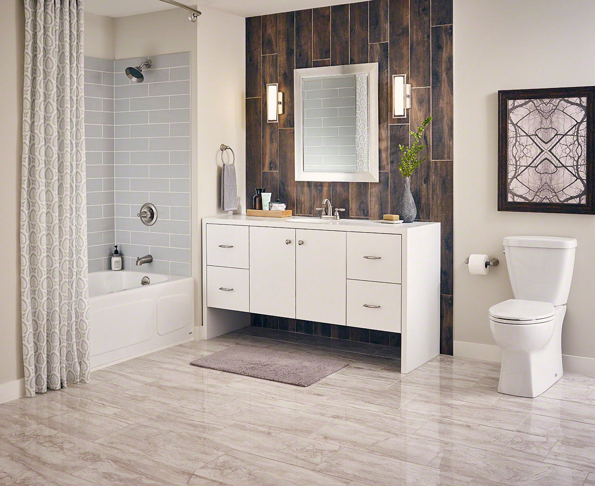 GRAY GLOSSY INVERTED BEVELED TILE Glossy - 3x6