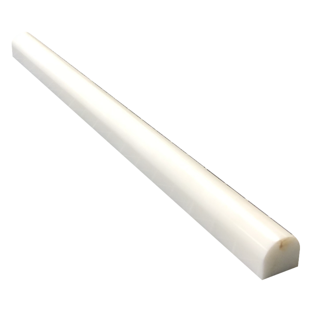 Bianco Dolomite Marble Bullnose Liner
