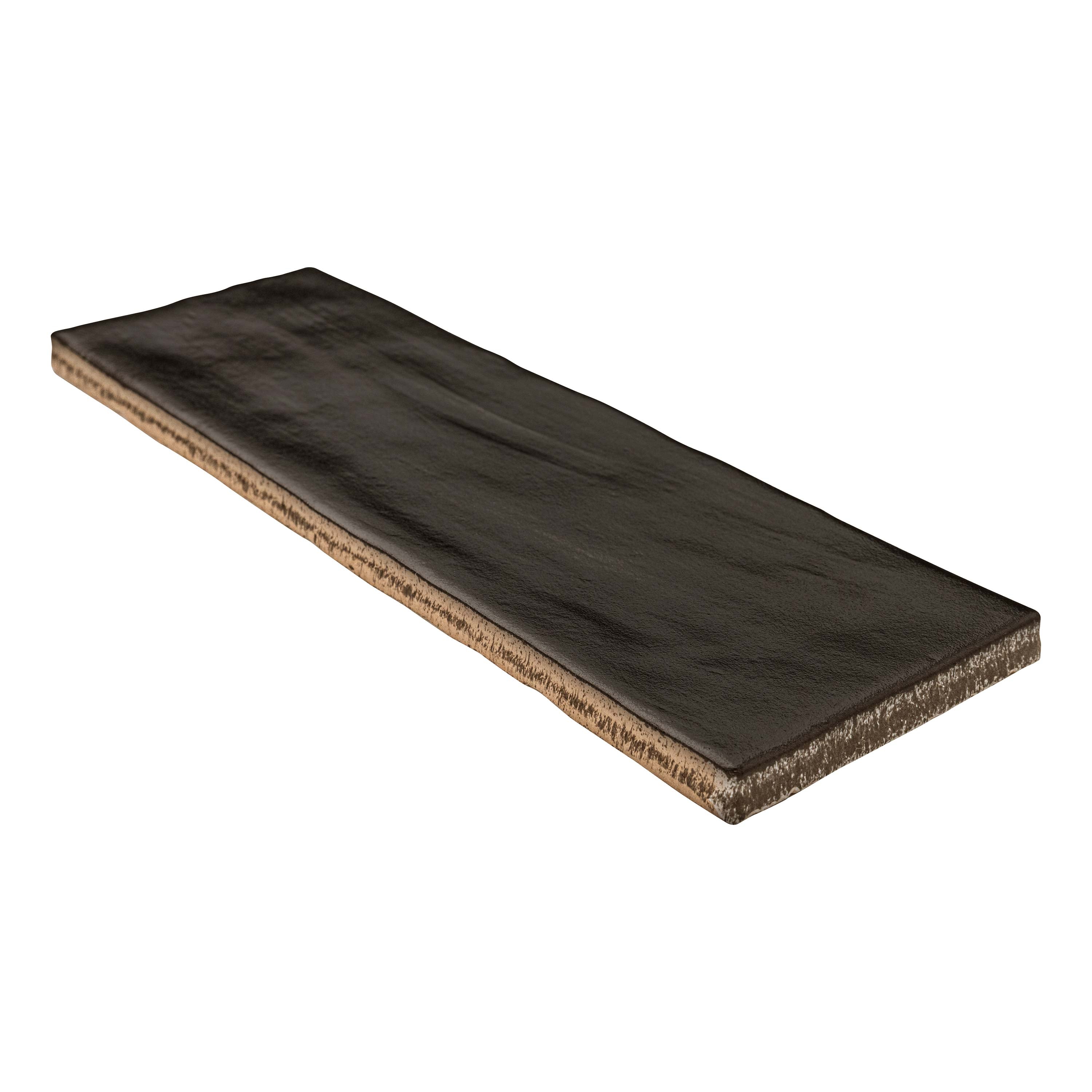 ZEST MIDNIGHT TILE 4X4 Satin Tiles - 2.5x8