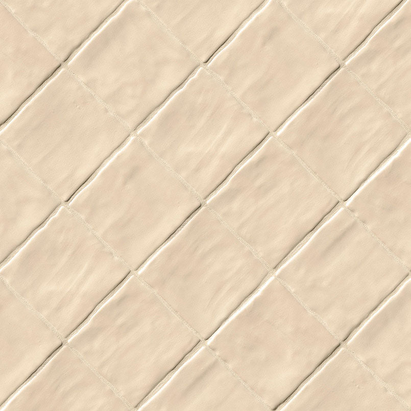ZEST SAND TILE 4X4 Satin Tiles - 2.5x8