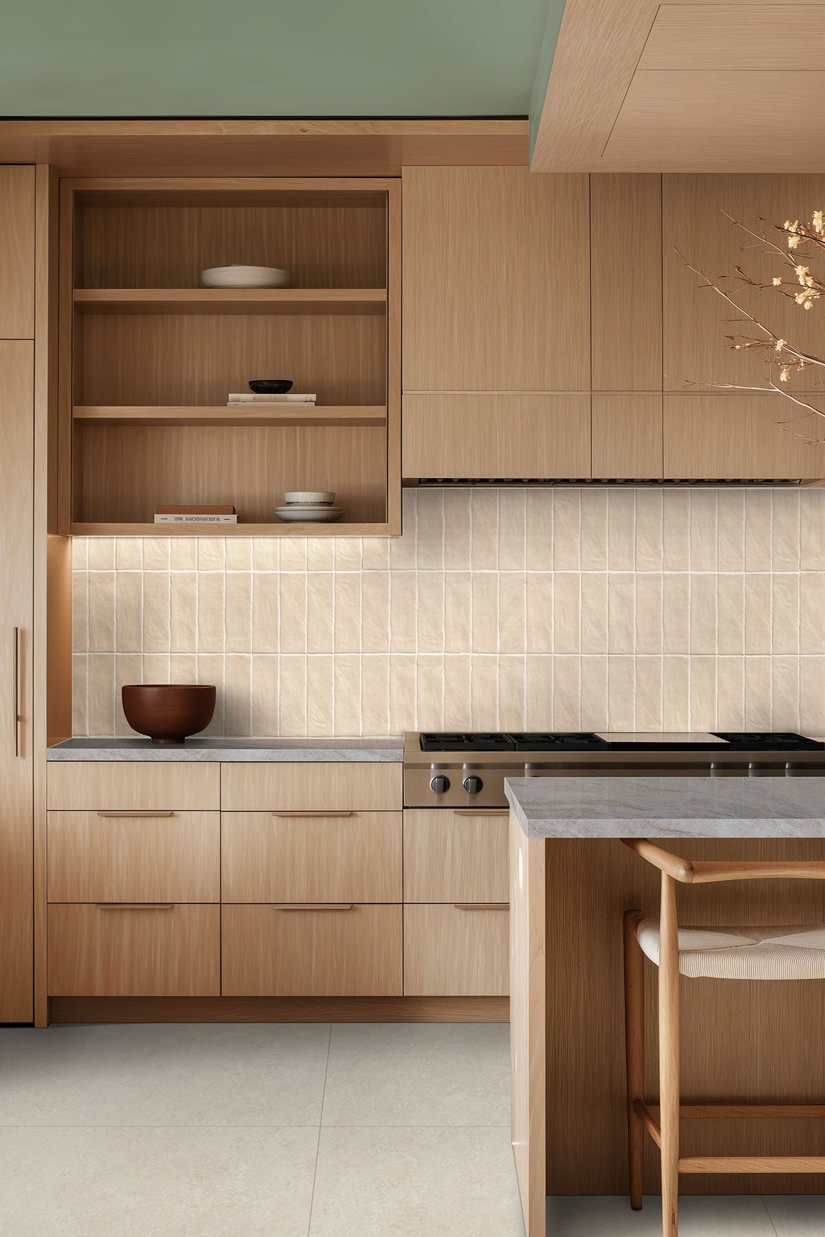 ZEST SAND TILE 4X4 Satin Tiles - 2.5x8