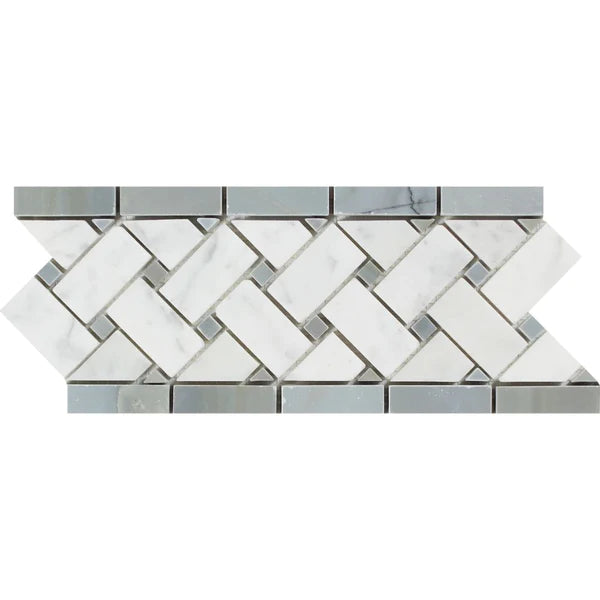 Crema Marfil Polished Border Stone.