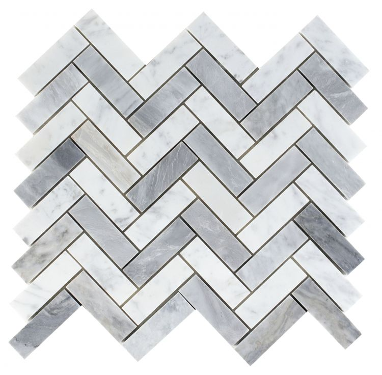 Herringbone Mosaic Tiles.