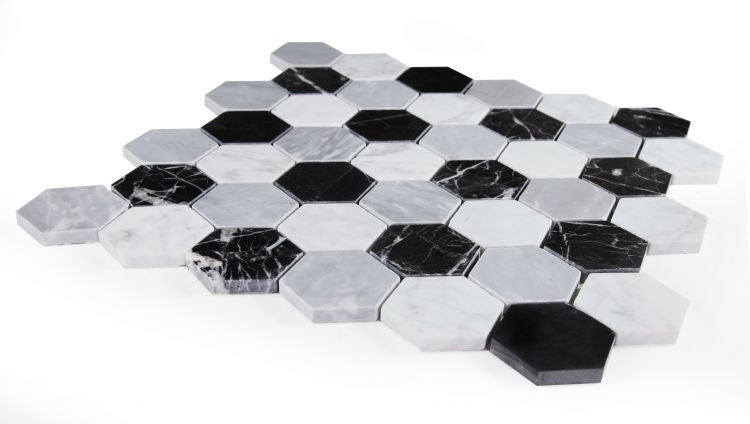Hexagon Moonlight 2 x 2 11.75 x 12