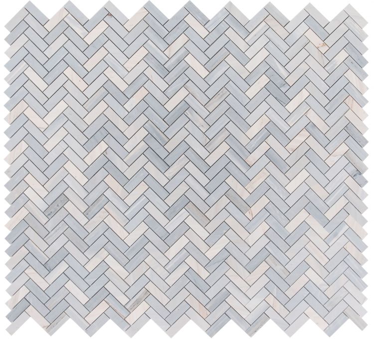 Herringbone Italian Blue 11 x 12.5