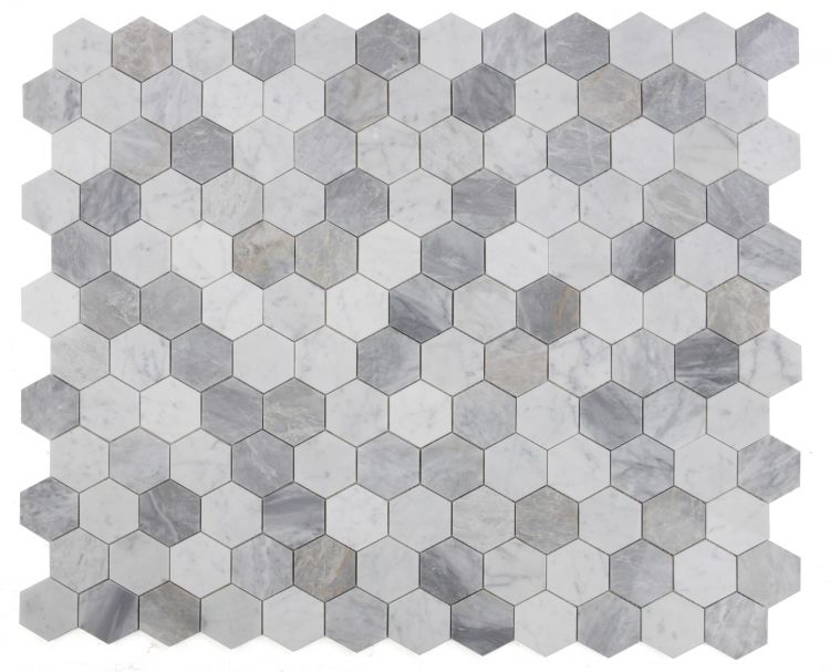 Hexagon City Grey 3 x 3 10.25 x 11.75