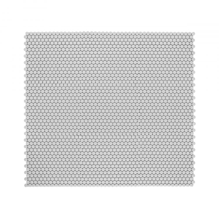 Penny Round Natural Grey Matte 11.5 x 12.25