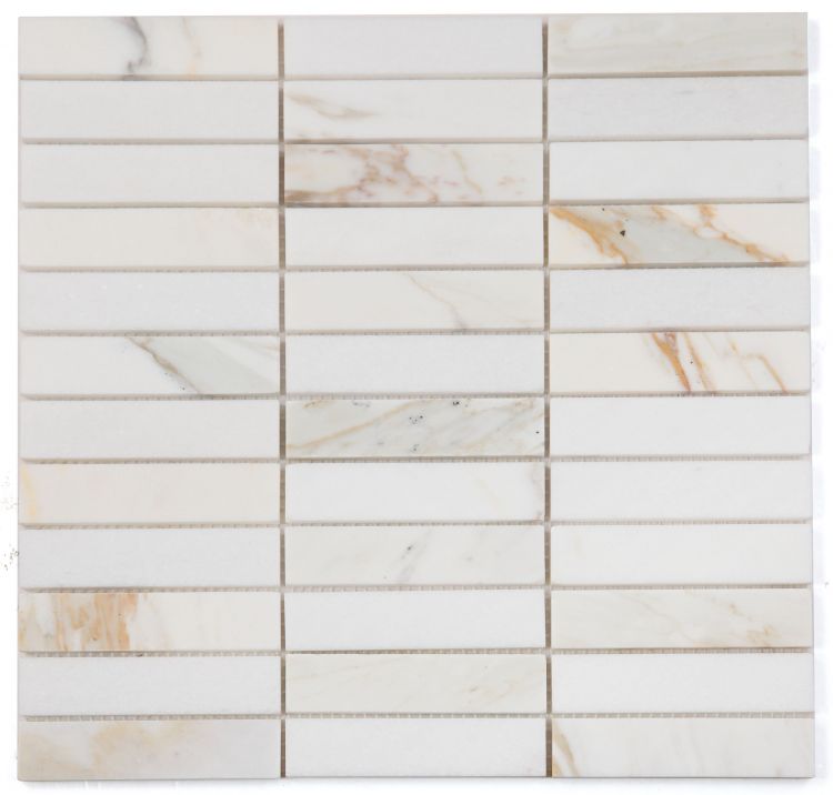 Calacatta Brick Mosaic Tile.