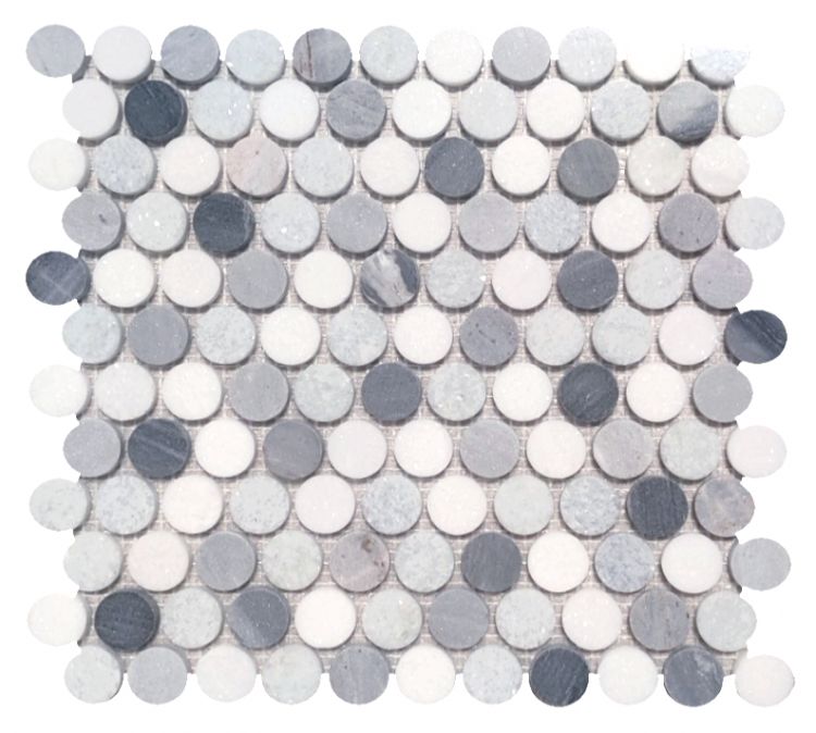 Penny Marble Deep Ocean 11 x 11.75