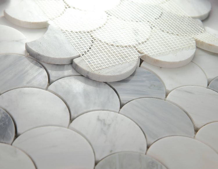 Dragon Scale Calacatta Grey 9.5 x 9.75