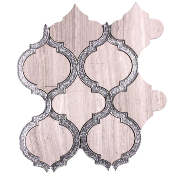 Jeffrey Court Satin Sapphire Tiles.