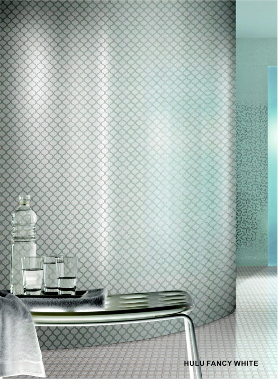 Hulu Fancy White 10.75 x 11.25