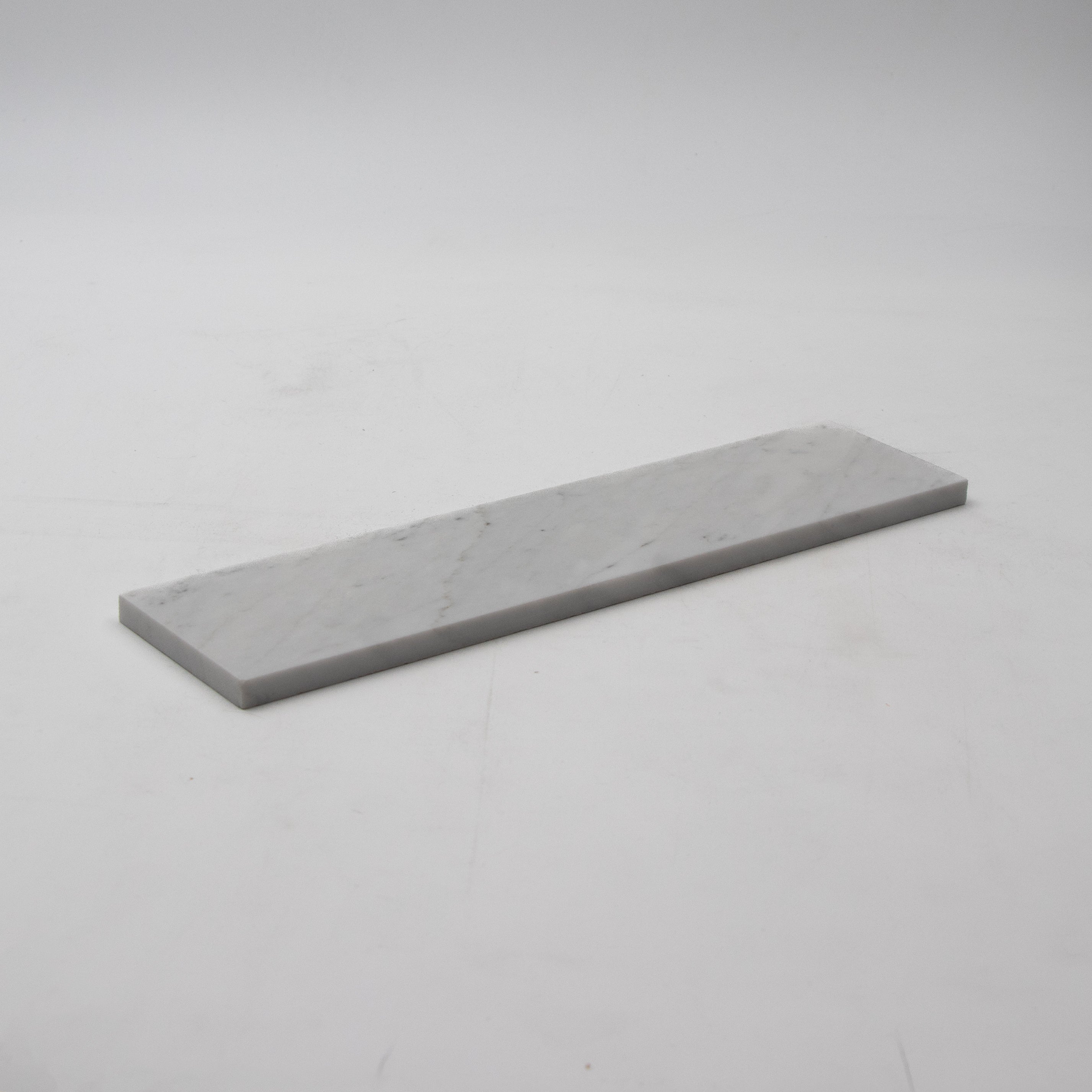 Carrara White Marble 3"x12" Tile