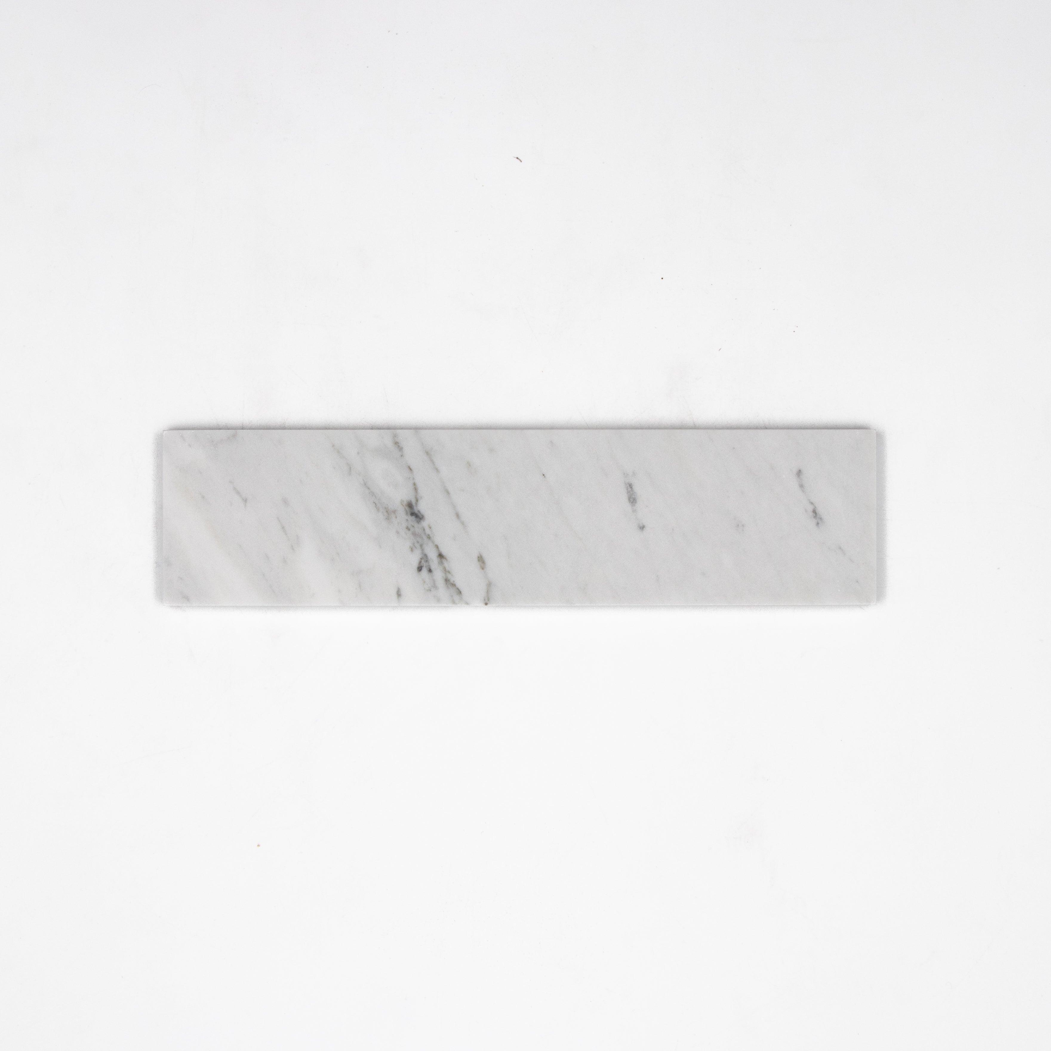 Carrara White Marble 3"x12" Tile