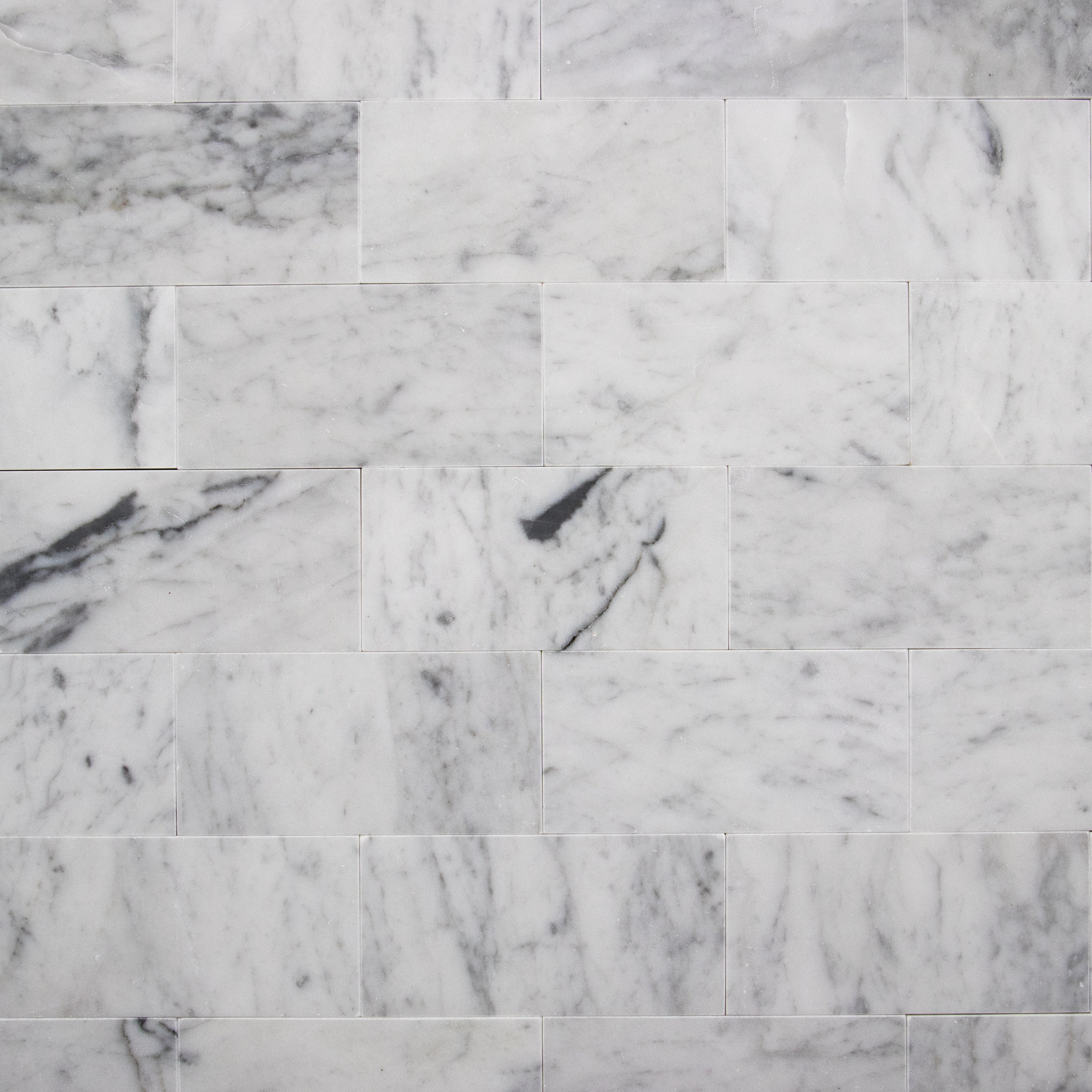 Carrara White Tiles.