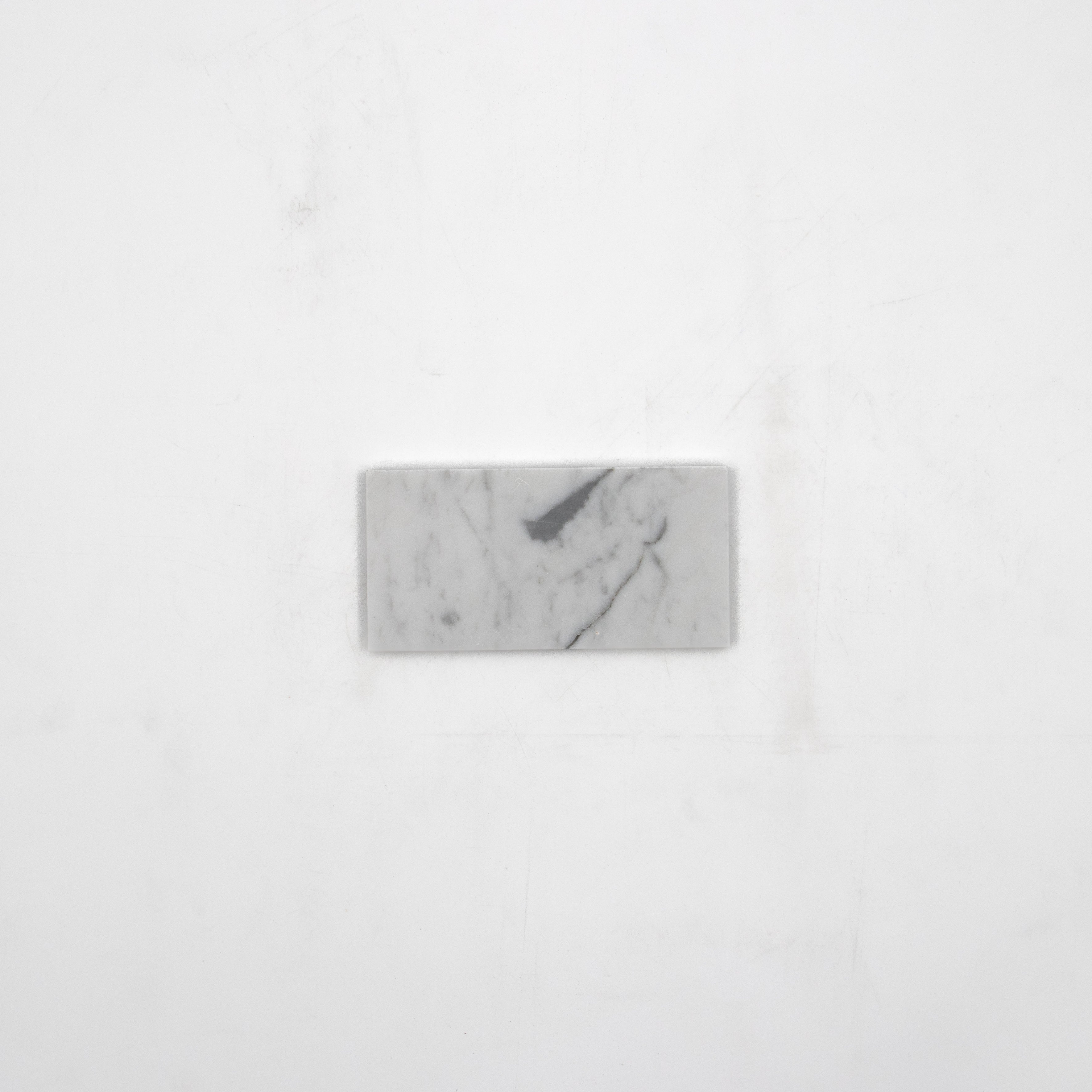 Carrara White Marble 3"x6" Tile
