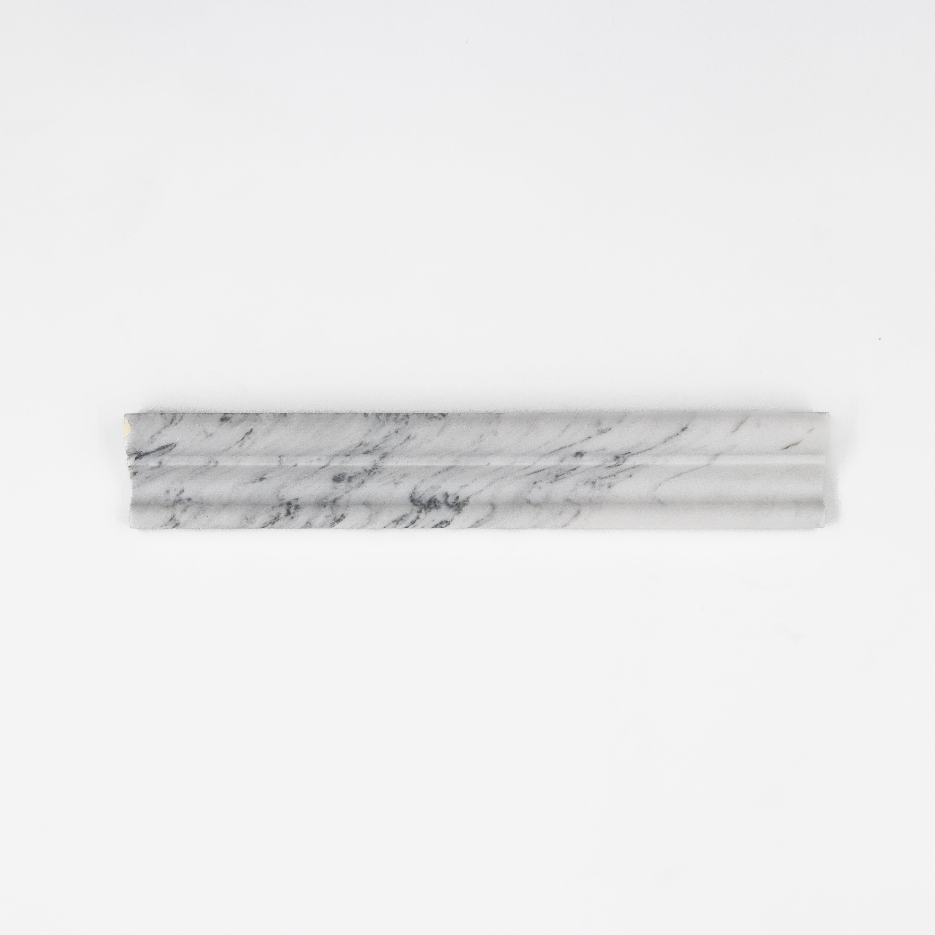 Carrara White Marble Crown Liner