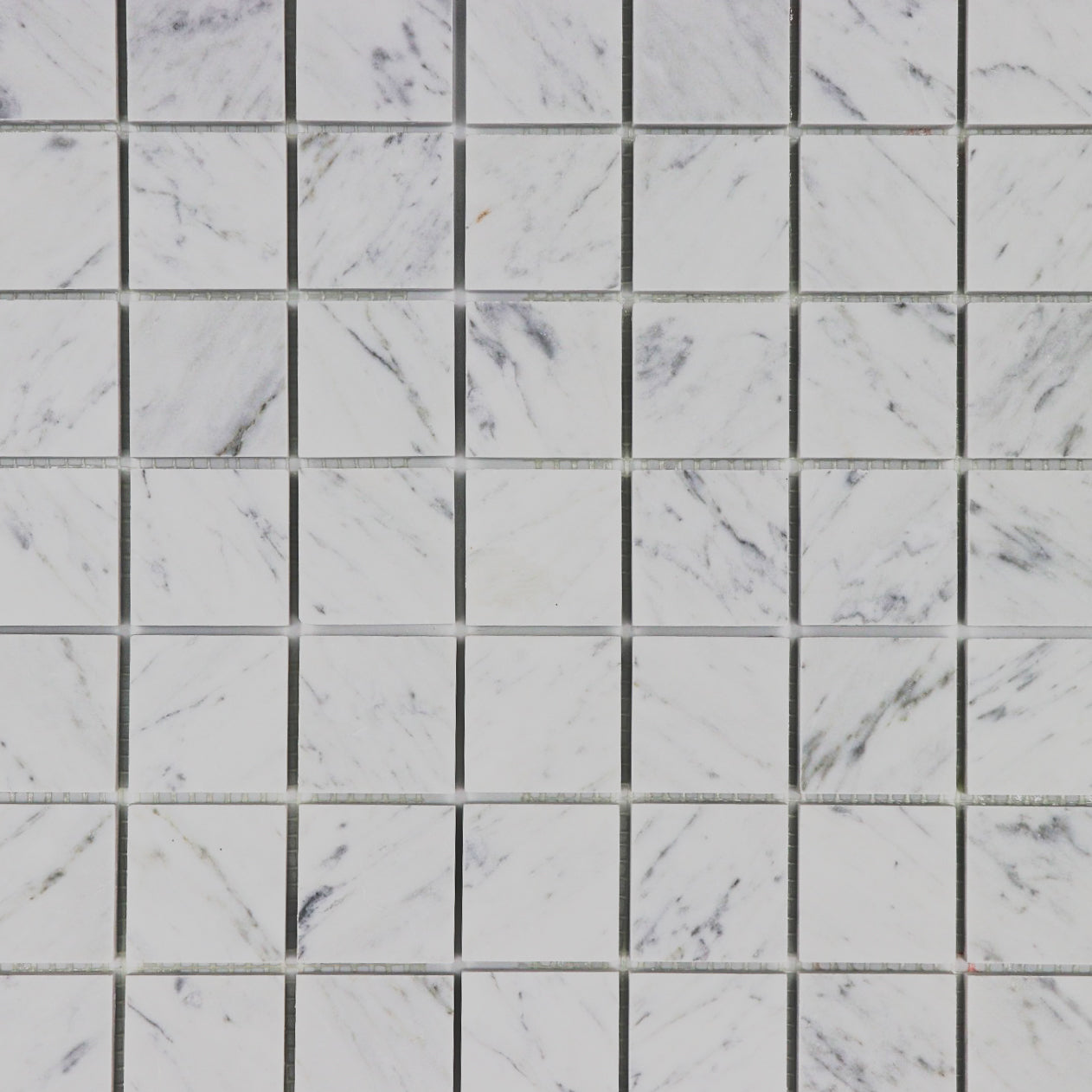 Carrara White Marble 2"x2" Mosaic