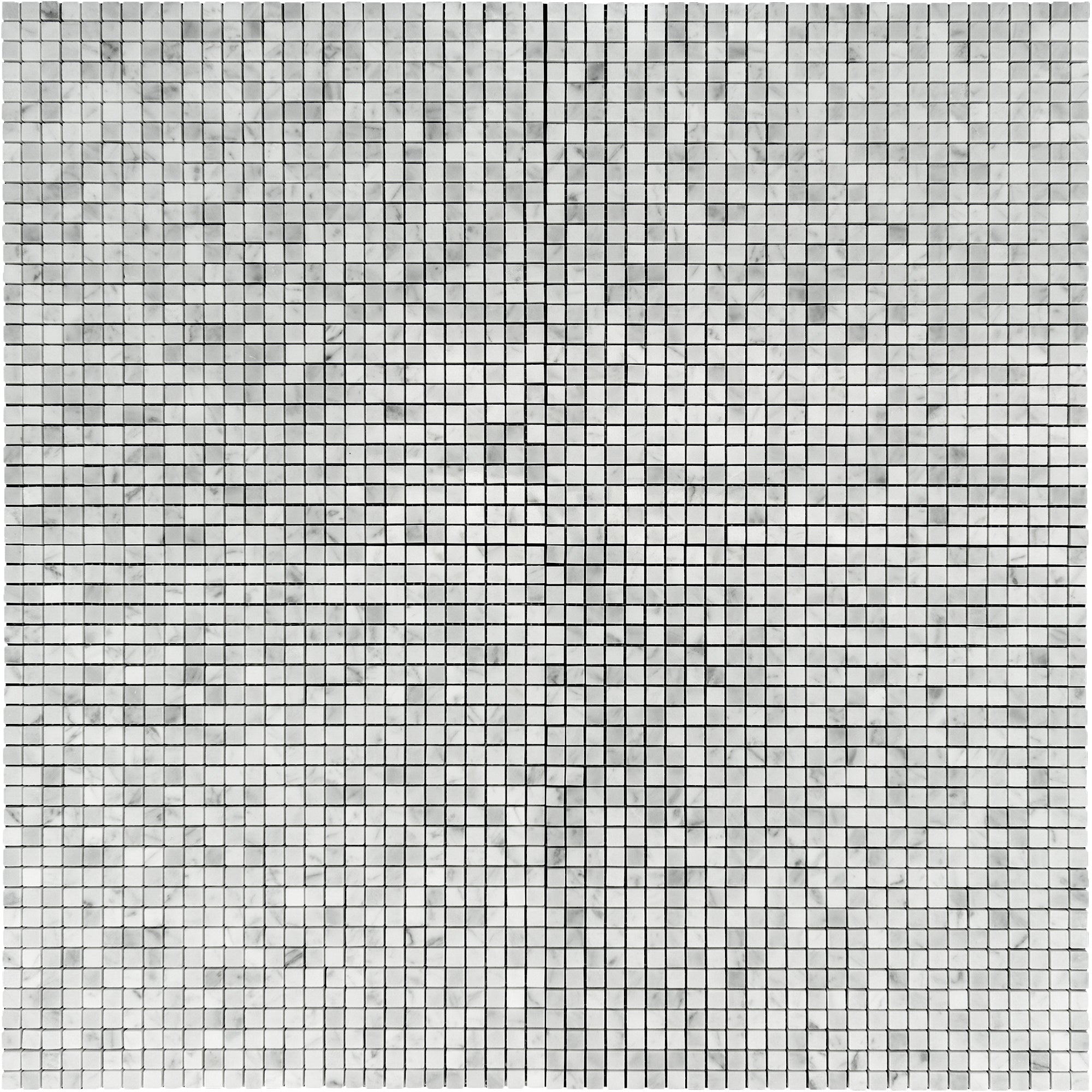 Carrara White Marble 5/8"x5/8" Mosaic