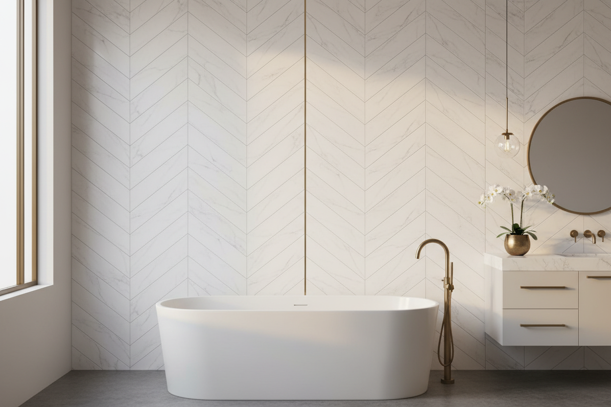Herringbone vs. Chevron: Which Tile Pattern is Right For You?