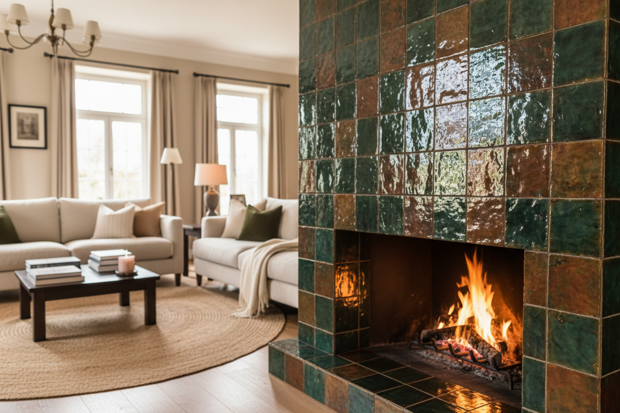 21+ Fireplace Tile Ideas (An Inspirational Lookbook)