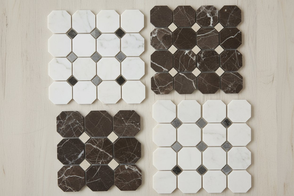 Travertine Octagon Tiles