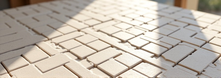 Natural Stone Basketweave Tiles